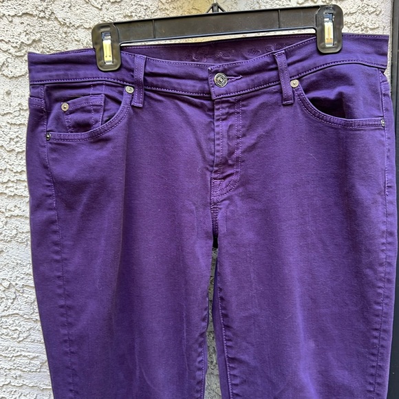 7 For All Mankind purple jeans - Picture 1 of 4